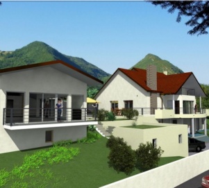 Maison DE, annexes et piscine couverte