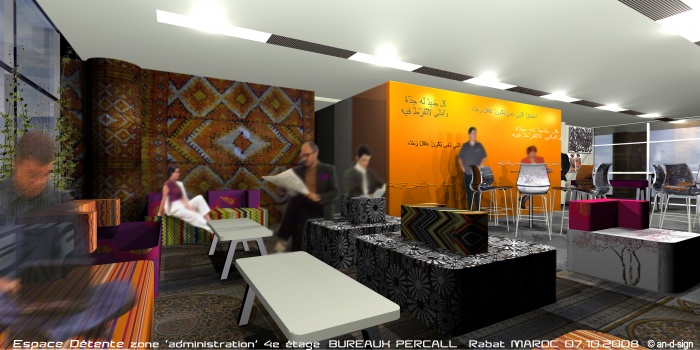 Percall - aménagement bureaux RABAT