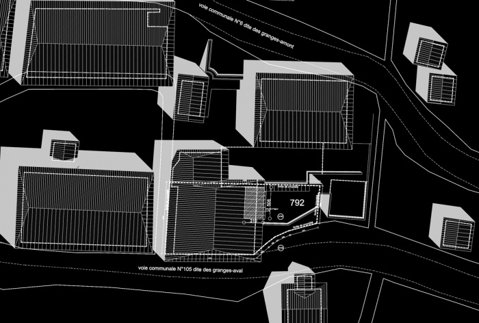 EXTENSION D'UNE CHAMBRE D'HOTE : PLAN MASSE