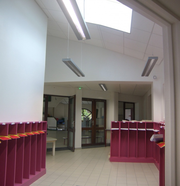 Extension école maternelle à Béligneux : Vestiaire