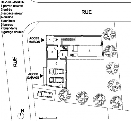 Construction d'une maison individuelle LABEL BBC  HESINGUE (68) : PLANS REVUE CAMUS 01