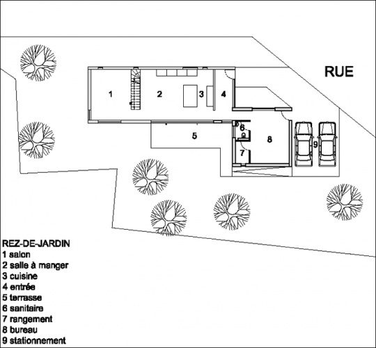 Construction d'une maison contemporaine  MICHELBACH-LE-HAUT (68) : PLANS REVUE THIAM