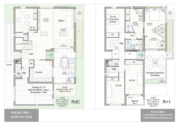 ALDE - V01 - Extension et Rnovation d'une Maison Individuelle : alde_v01_esq_15