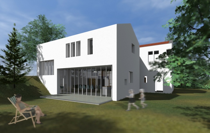 Une maison : de l'urbain au jardin