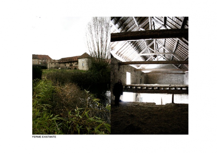 Rhabilitation/Extension de la ferme du couvent en salle de rception : MEP-CHF2