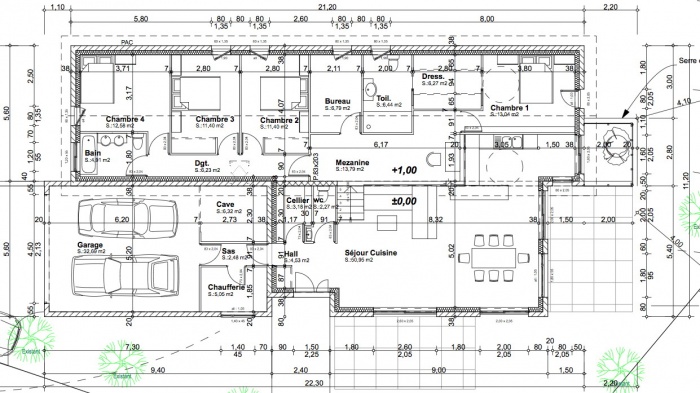 Maison NE : Plan