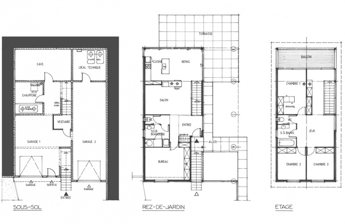 les fontaines : plans